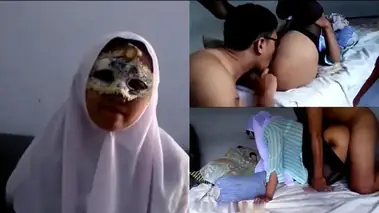 Bokep Jilbab Putih Layani Bos Suami Sampai Tuntas